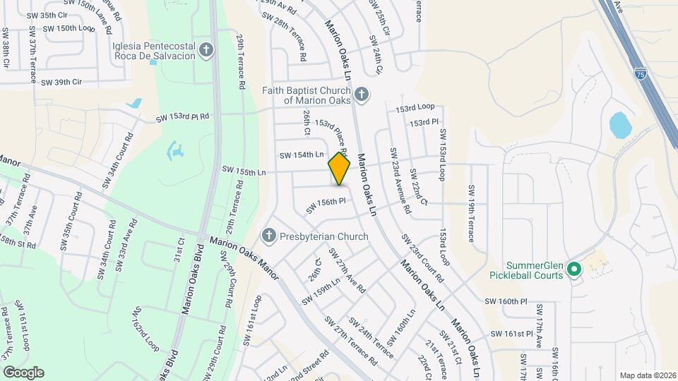 2240 SW 156th Loop Map and Location Details