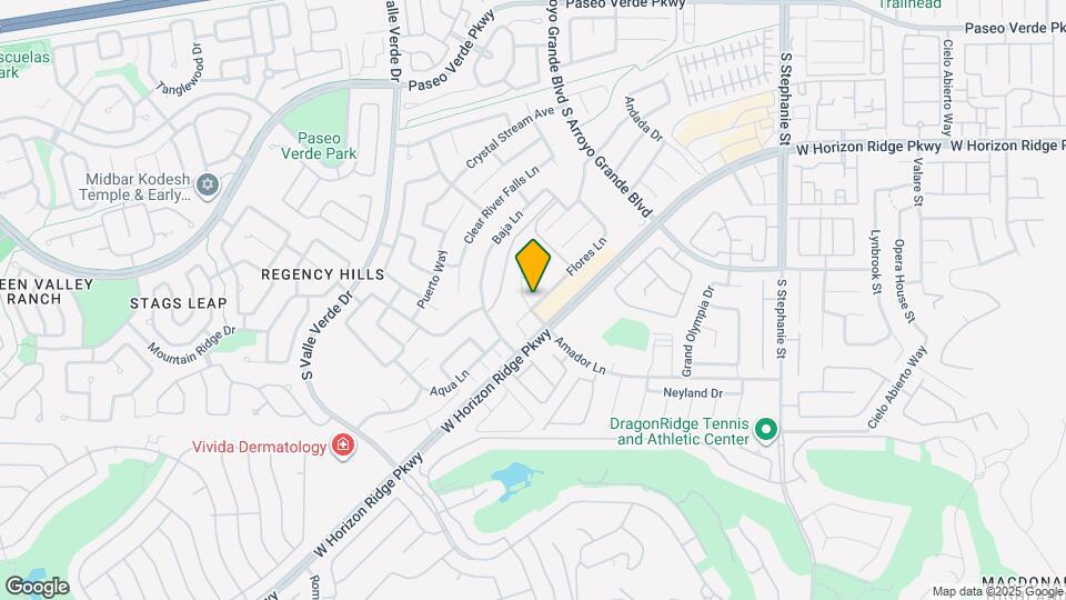 1740 Flores Ln Map and Location Details