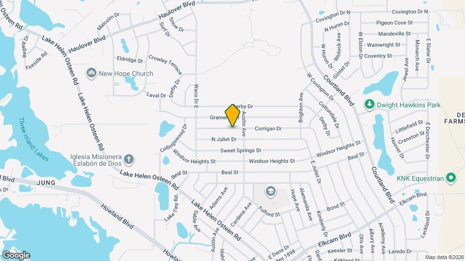 2701 Corrigan Dr Mapa y Detalles de la Ubicación