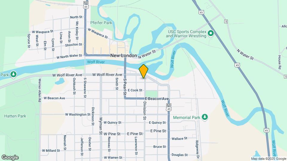 215 E Spring St, Unit Upper Map and Location Details