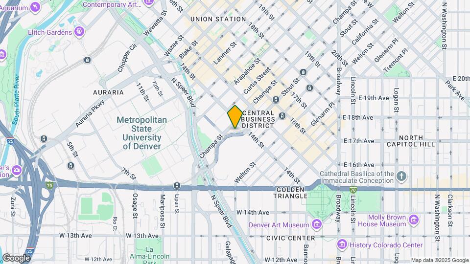 1324 Champa St Map and Location Details