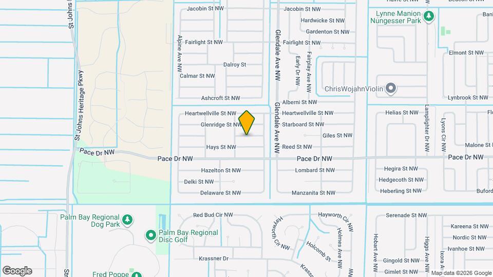 1662 Hawksbill St NW Map and Location Details