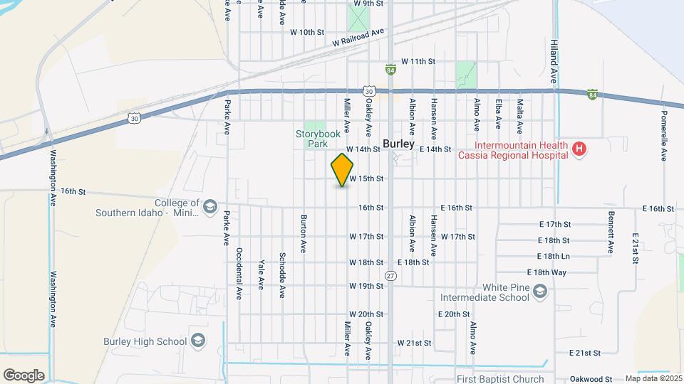 1526 Miller Ave Map and Location Details