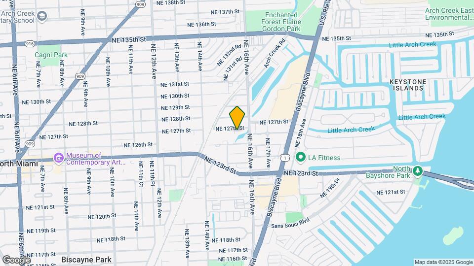 1560 NE 127th St Map and Location Details