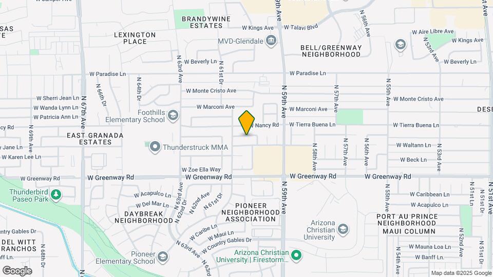 6027 W Carol Ann Way Map and Location Details