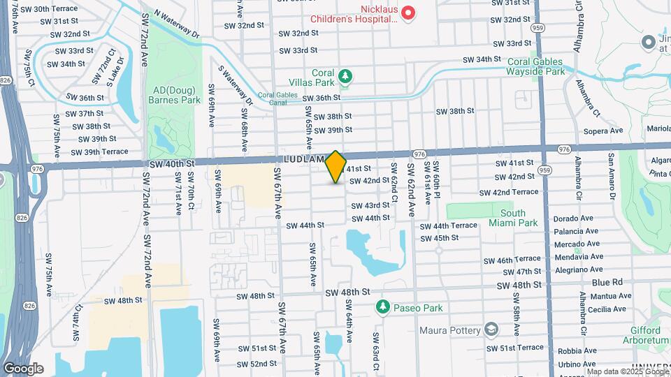 6420 SW 42nd St Map and Location Details
