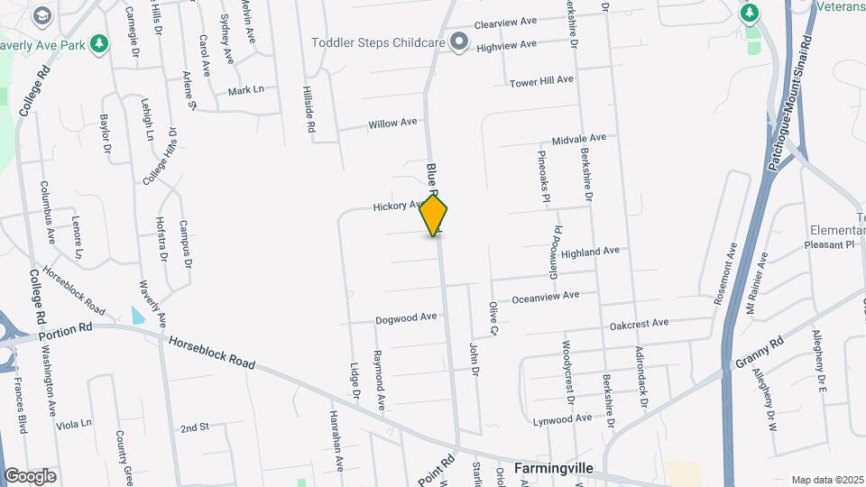 370 Blue Point Rd Map and Location Details