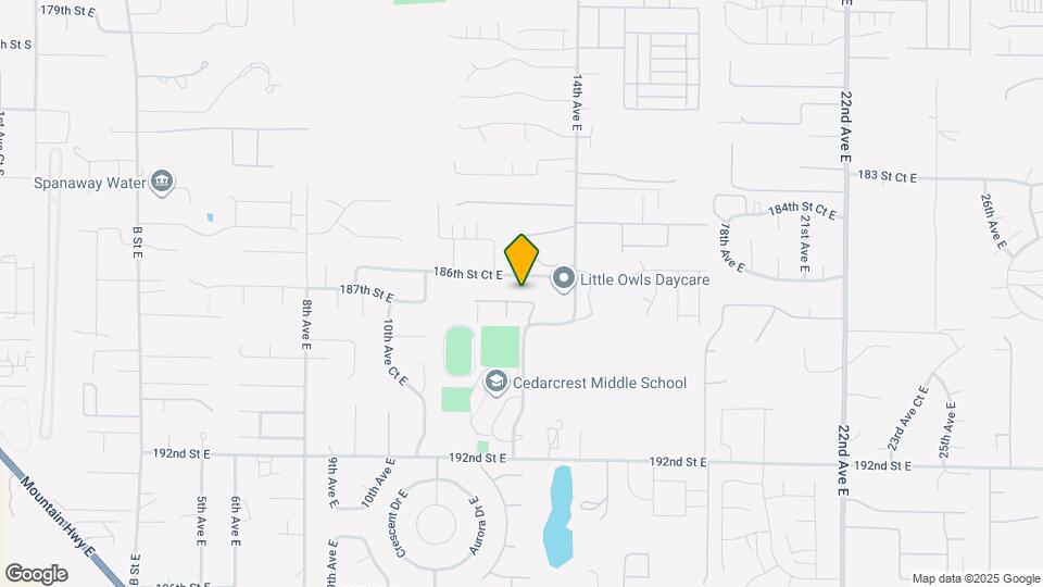 1227 187th Street Ct E Mapa y Detalles de la Ubicación