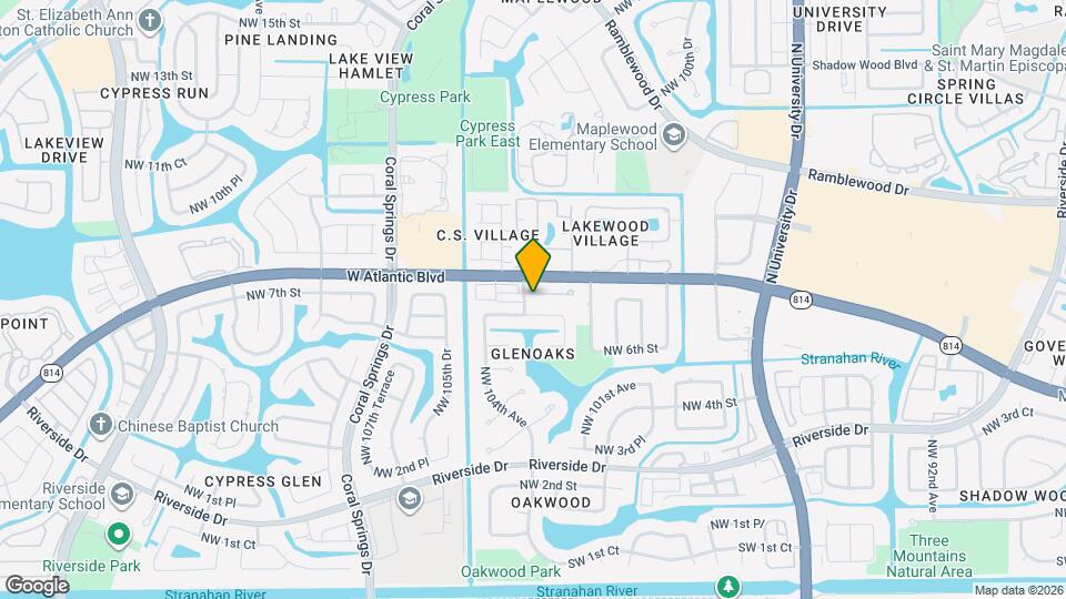 10374 NW 7th St Mapa y Detalles de la Ubicación