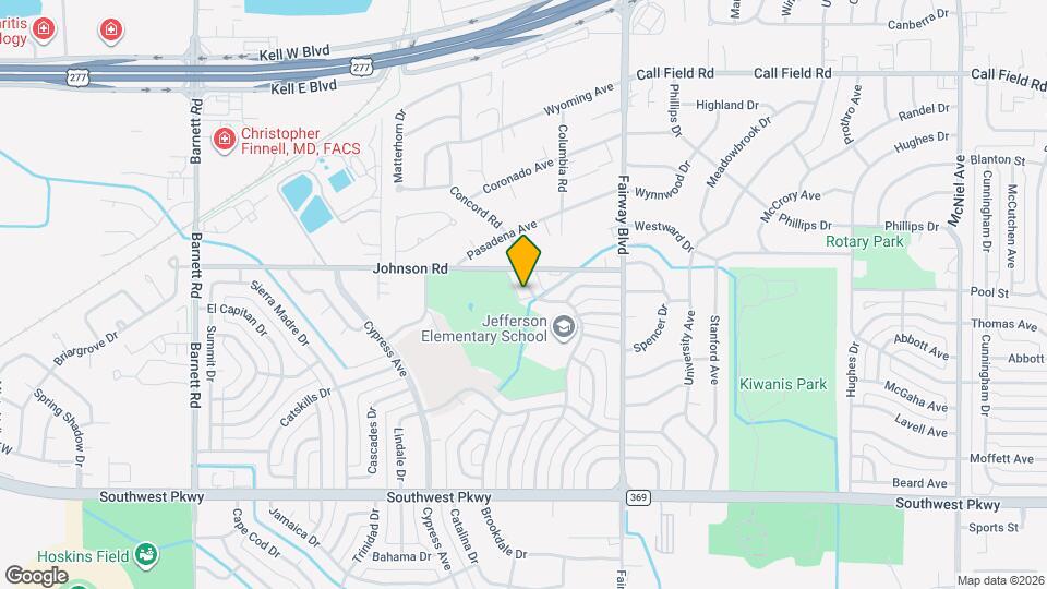 4604 Mistletoe Dr Map and Location Details