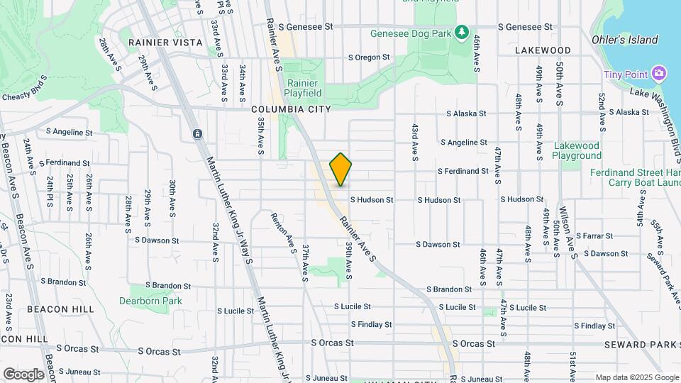 3812 S Hudson St Map and Location Details