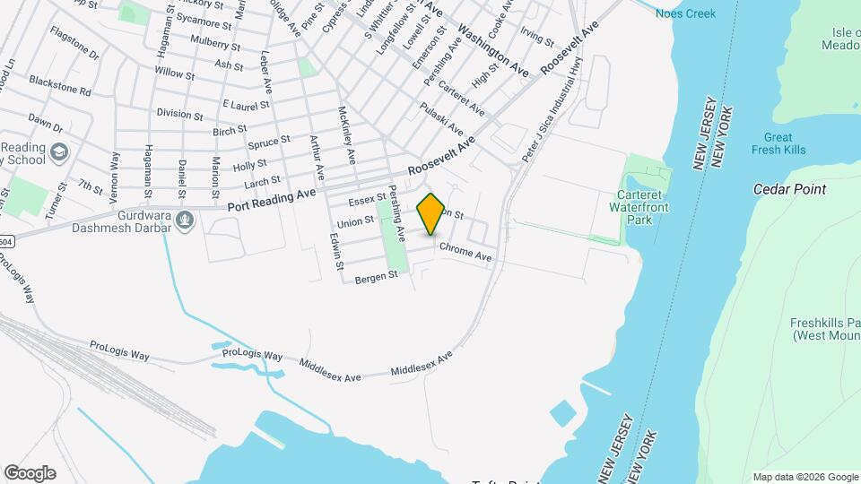 1 Hudson St Map and Location Details