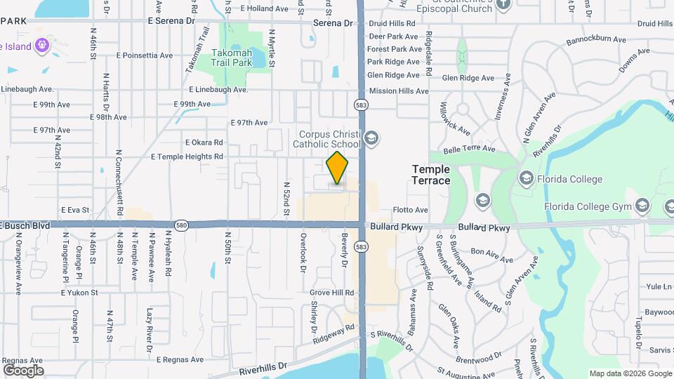 5550 Terrace Ct Map and Location Details