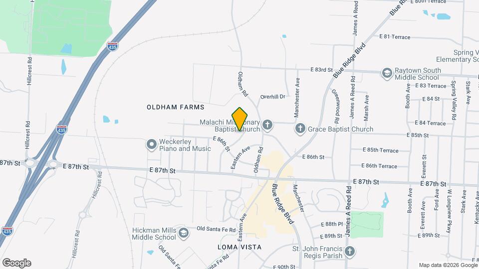 8502 Crystal Ave Map and Location Details