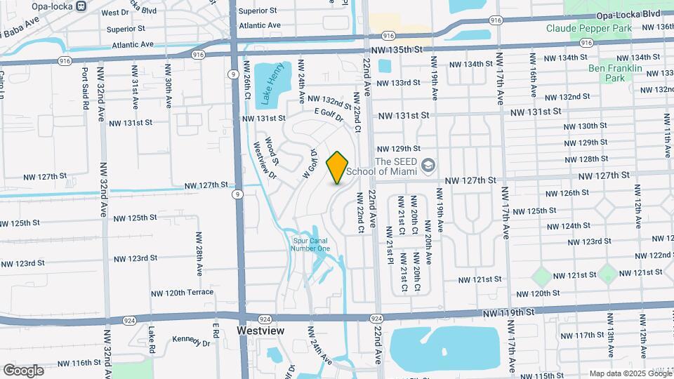 12612 NW 22nd Pl Map and Location Details