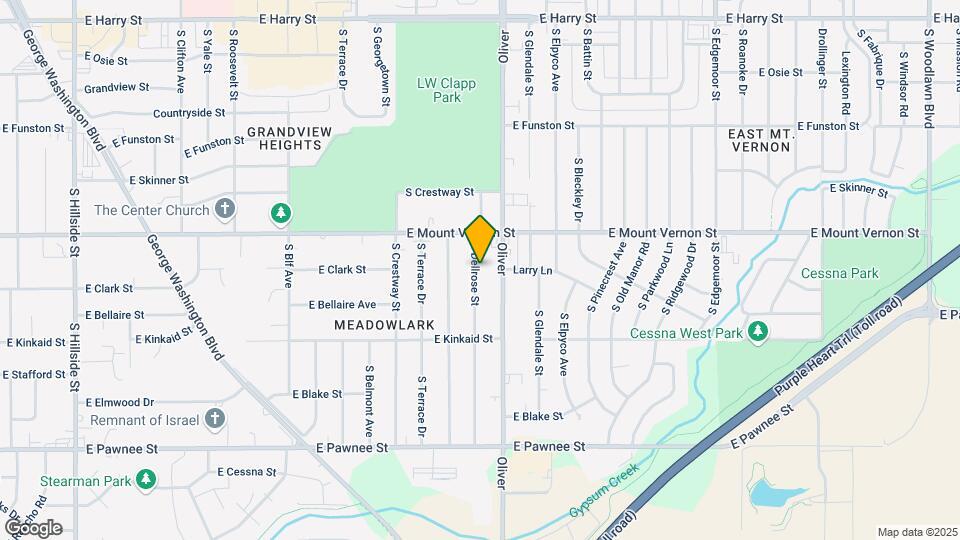 2036 S Dellrose Ave Map and Location Details