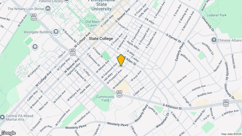 151 W Prospect Ave Map and Location Details