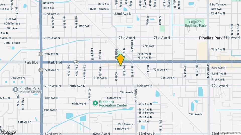 5941 72nd Ave N Map and Location Details