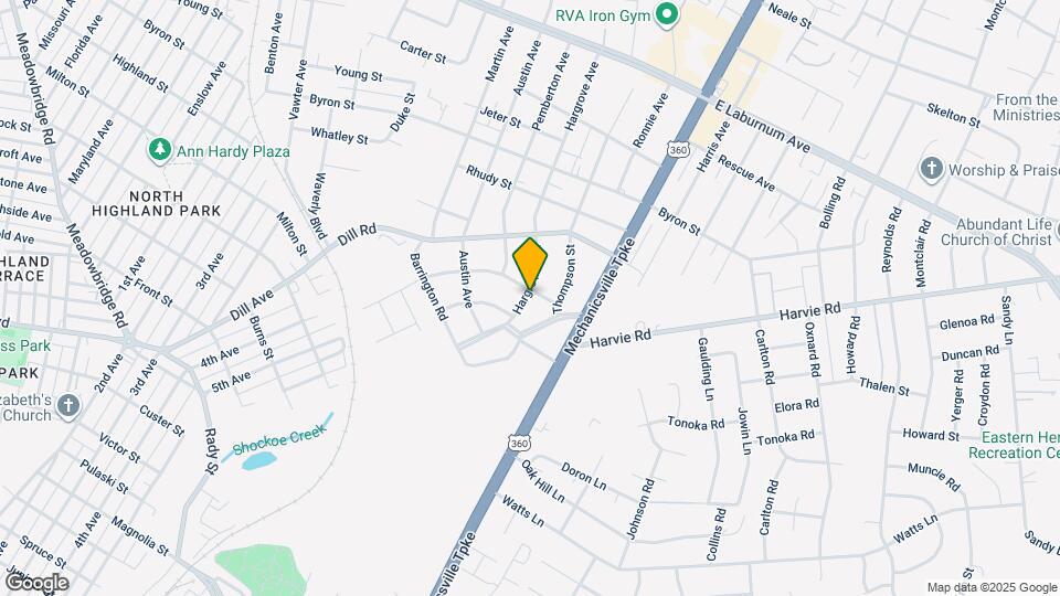 2101 Glenthorne Rd Map and Location Details