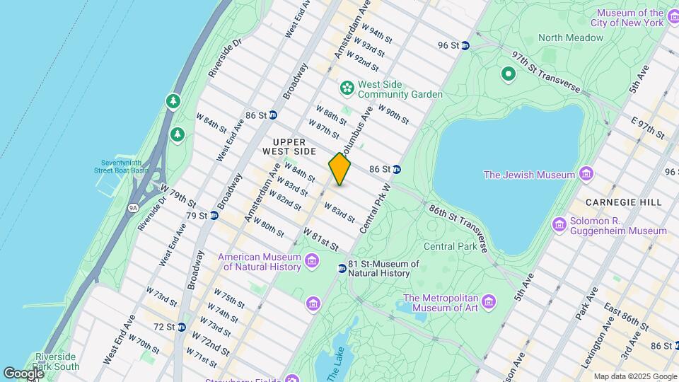 49 W 84th St Map and Location Details