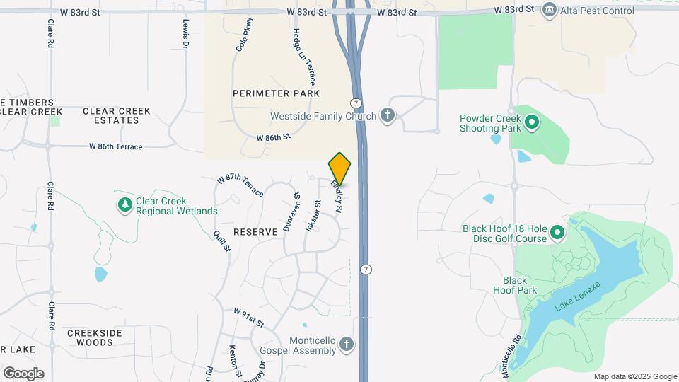 8927 Findley St Map and Location Details