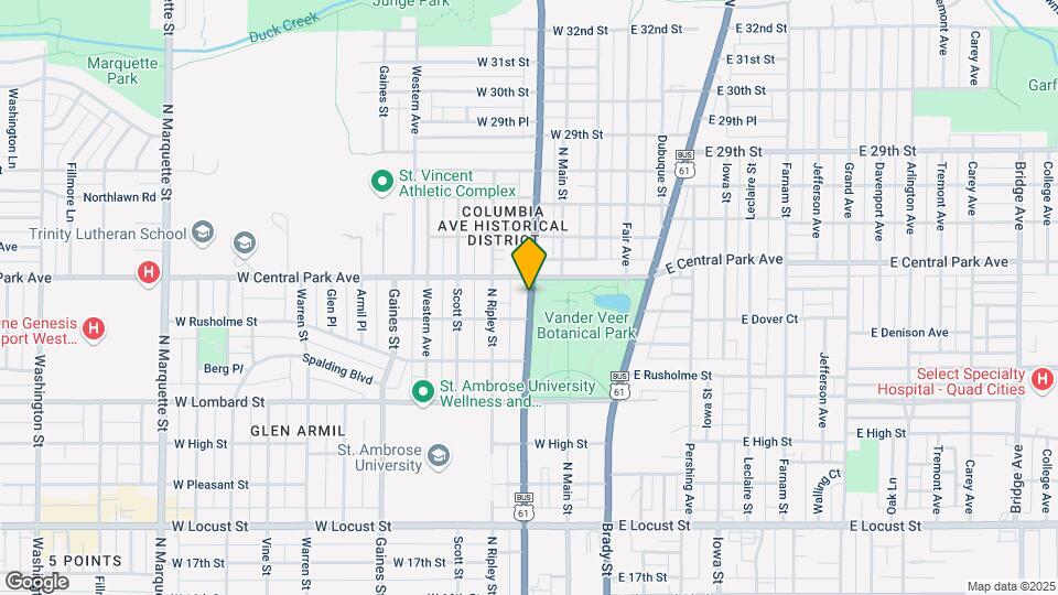 2506 N Harrison St Mapa y Detalles de la Ubicación