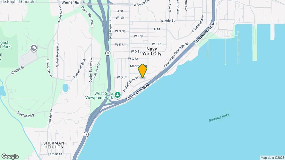 1549 Charleston Beach Rd W Mapa y Detalles de la Ubicación