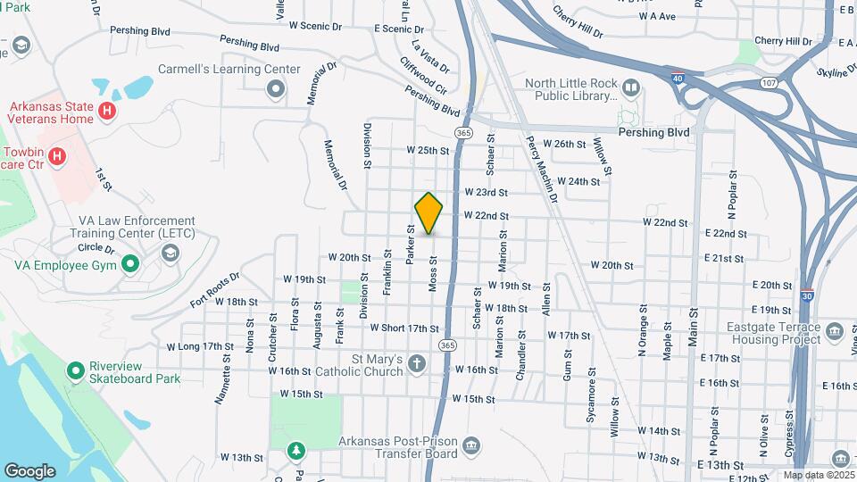 2023 Moss St Map and Location Details