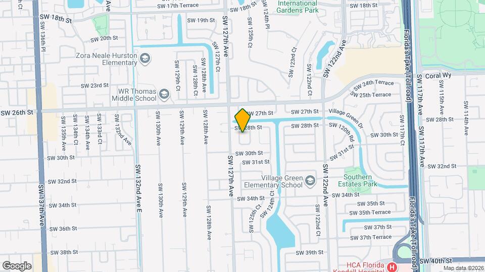 2837 SW 126th Ave Map and Location Details