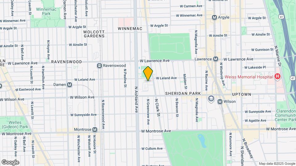 4651 N Greenview Ave Map and Location Details