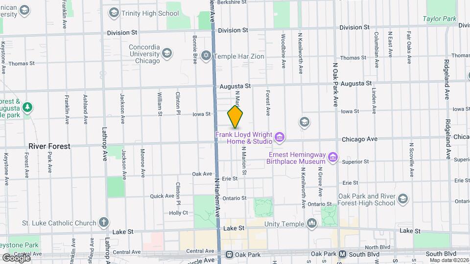 515 N Marion St, Unit 1 Mapa y Detalles de la Ubicación