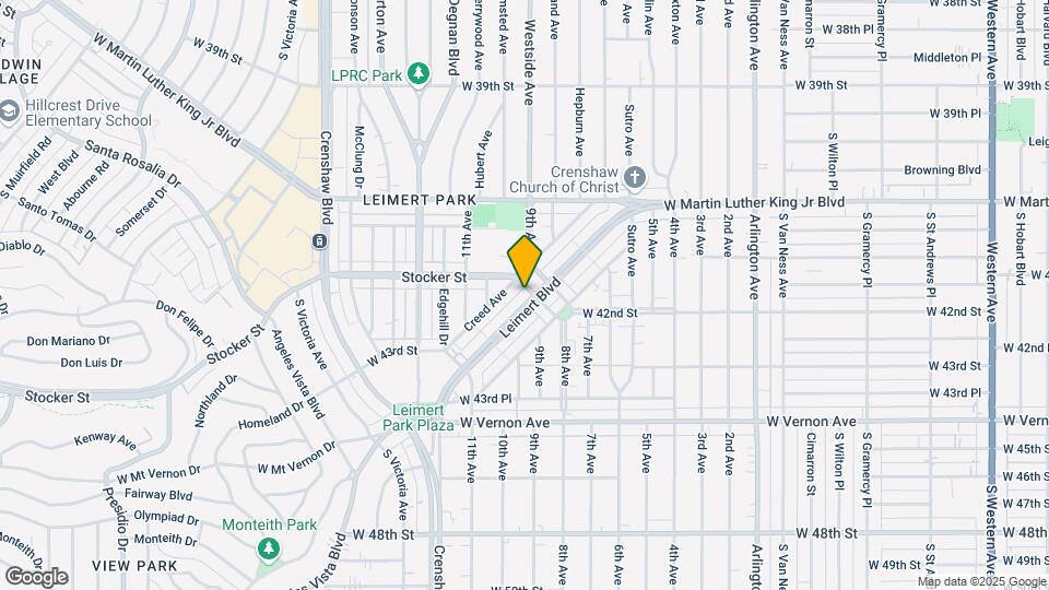 3050 Stocker St Mapa y Detalles de la Ubicación