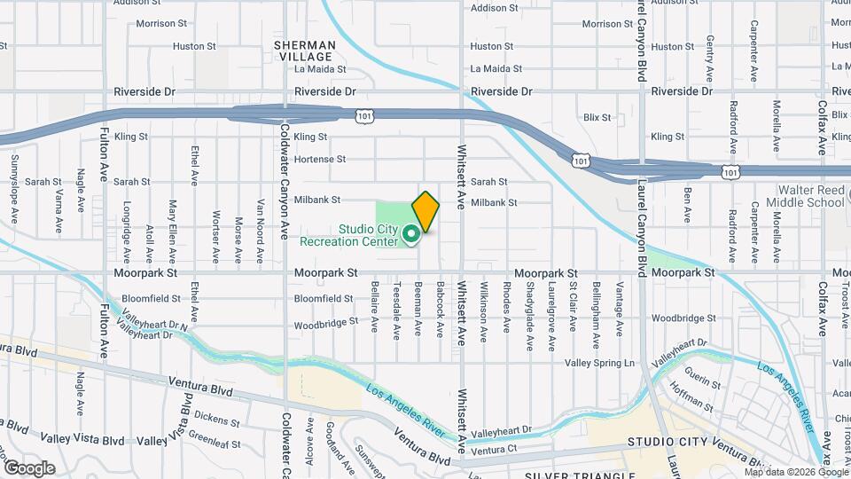 4442 Beeman Ave Mapa y Detalles de la Ubicación