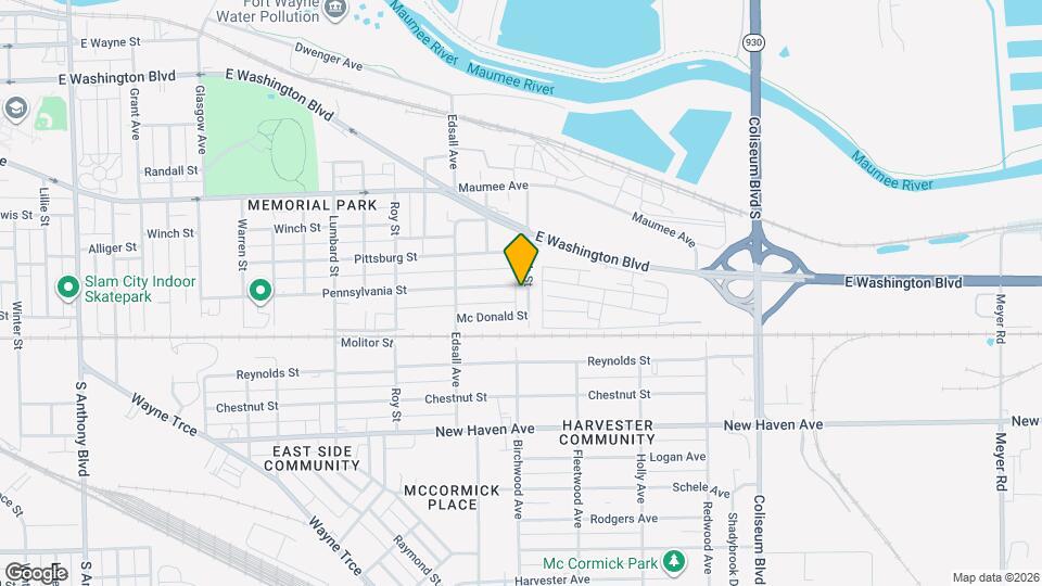 1506 Kitch St Map and Location Details