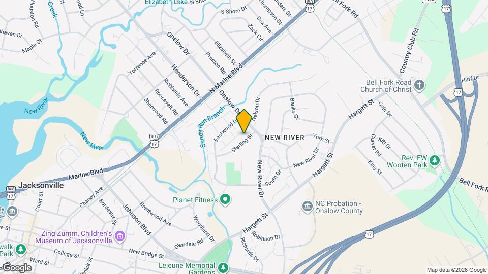 333 Starling St Map and Location Details