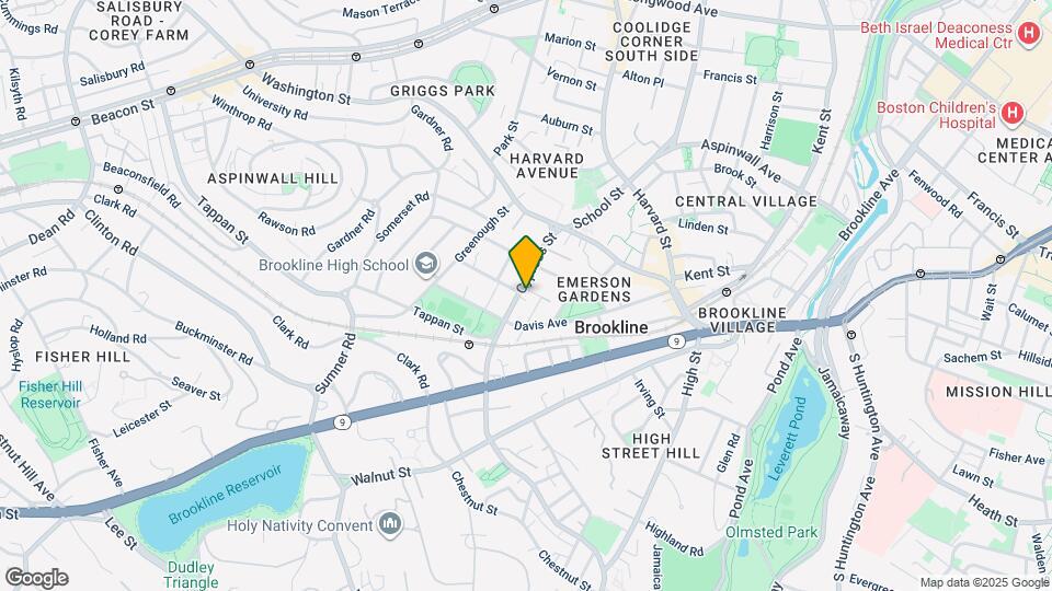 64 Cypress St, Unit #1 Map and Location Details