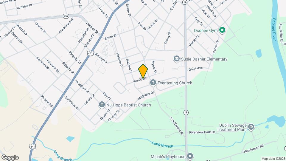 704 Fred's Ln Map and Location Details