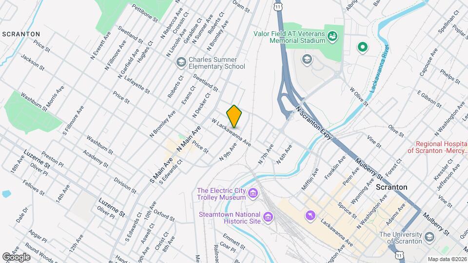 914 W Lackawanna Ave, Unit Apt Map and Location Details