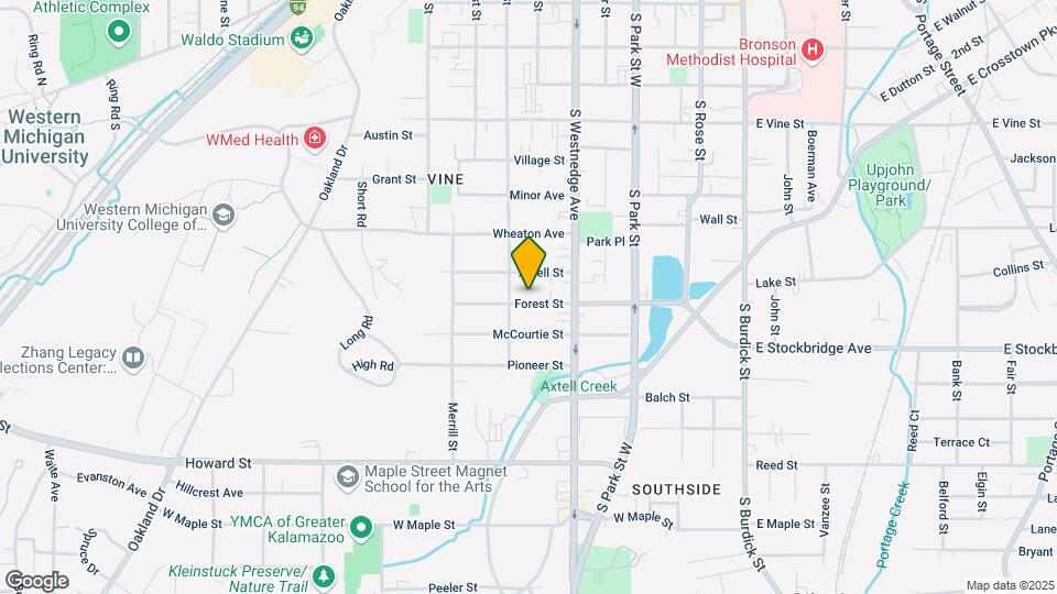 614 Forest St, Unit 4 Map and Location Details