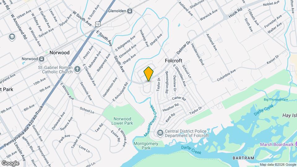 2207 Delmar Dr Mapa y Detalles de la Ubicación