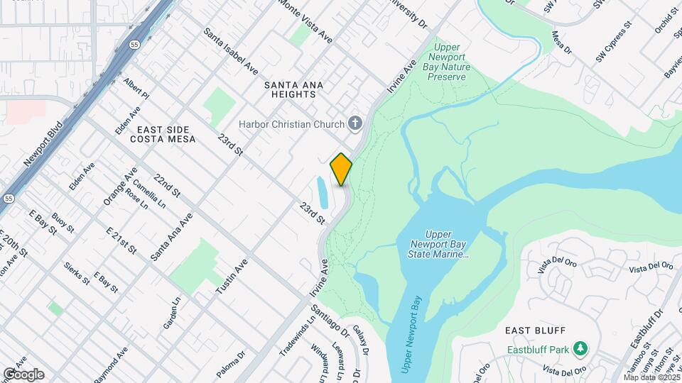 2301 Irvine Ave Mapa y Detalles de la Ubicación