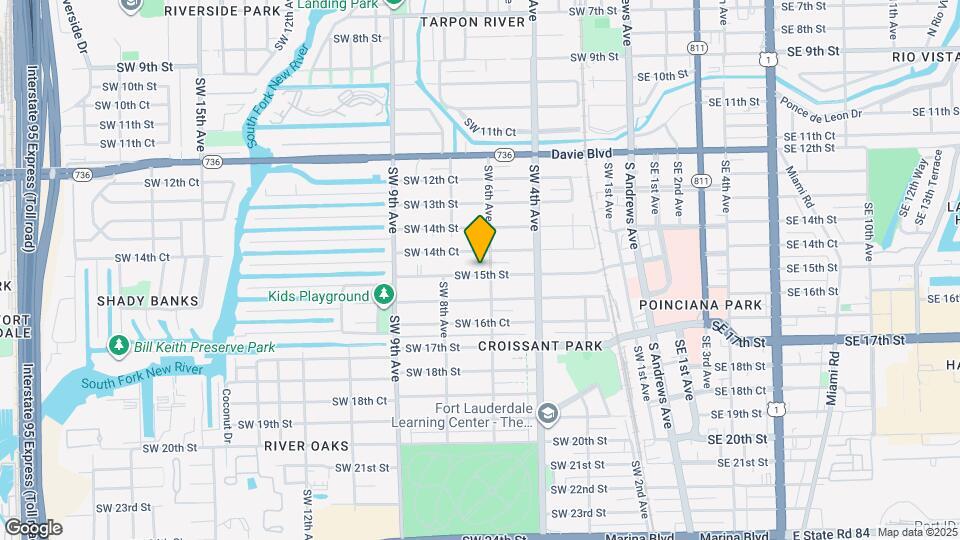 607 SW 15th St Map and Location Details