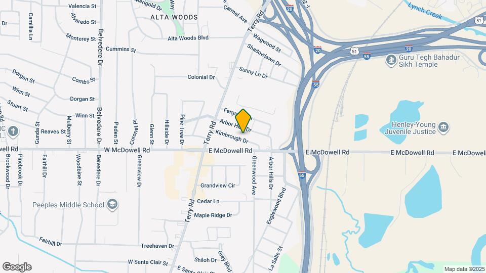 184 Kimbrough Dr Map and Location Details
