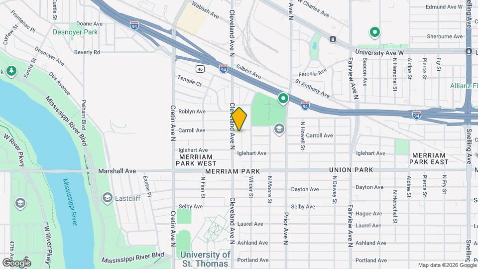 2048 Carroll Ave Map and Location Details