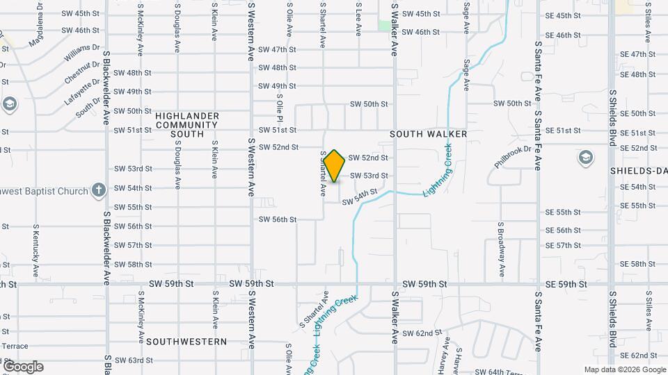 5413 S Lee Ave Map and Location Details
