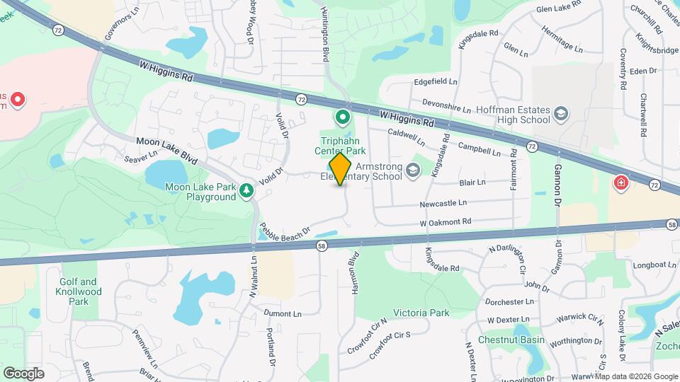1688 Pebble Beach Dr Map and Location Details