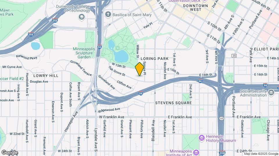 214 Oak Grove Street Mapa y Detalles de la Ubicación