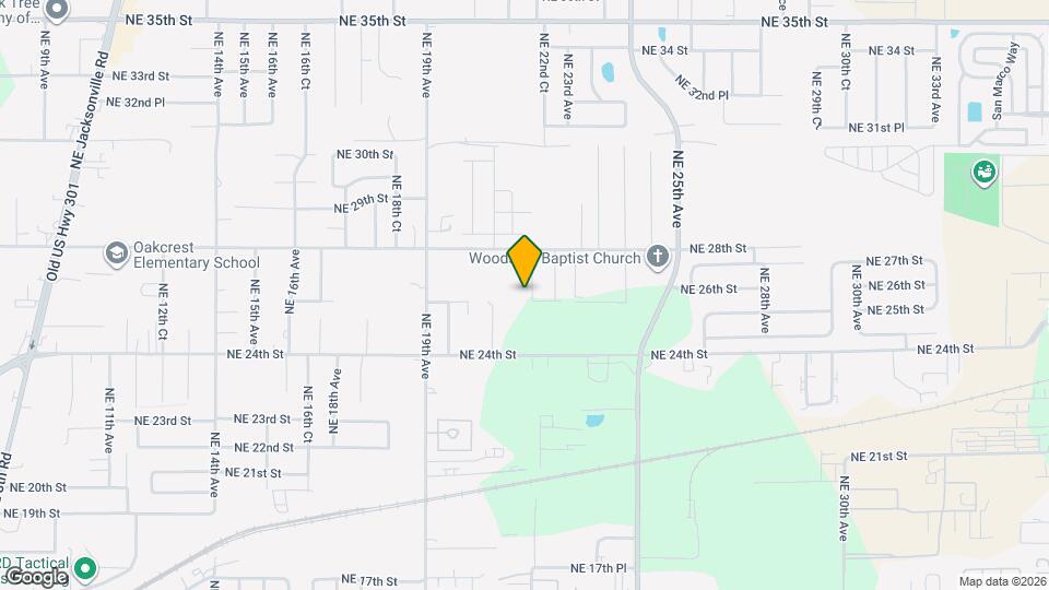 2606 NE 22nd Ave Map and Location Details