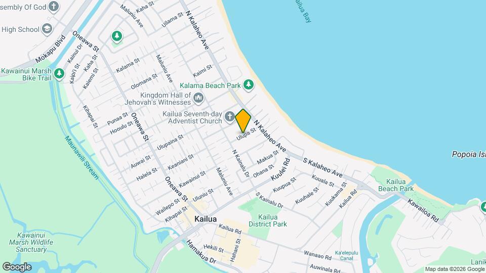 147 Ulupa St Map and Location Details