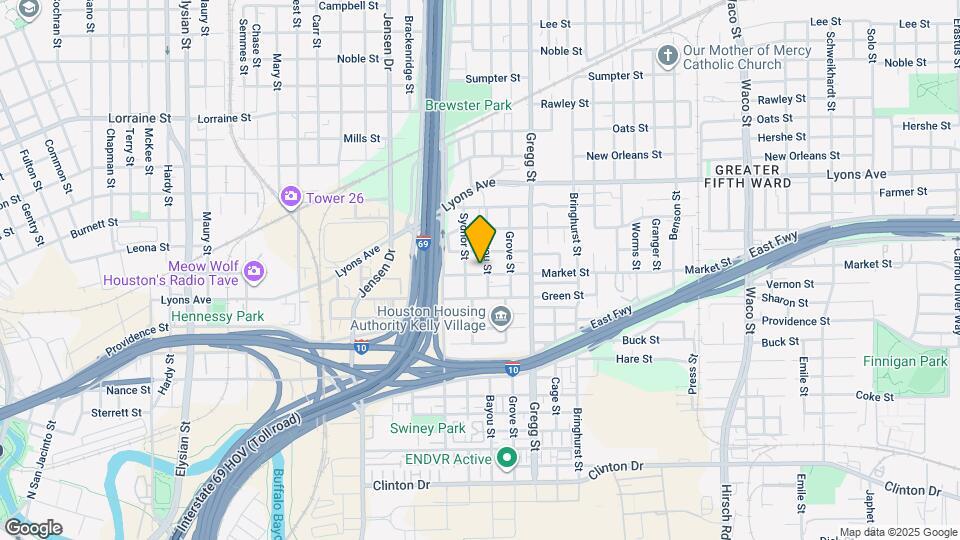 1303 Bayou St Map and Location Details